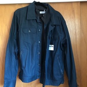 Gap NWT men’s dark denim coat. XL